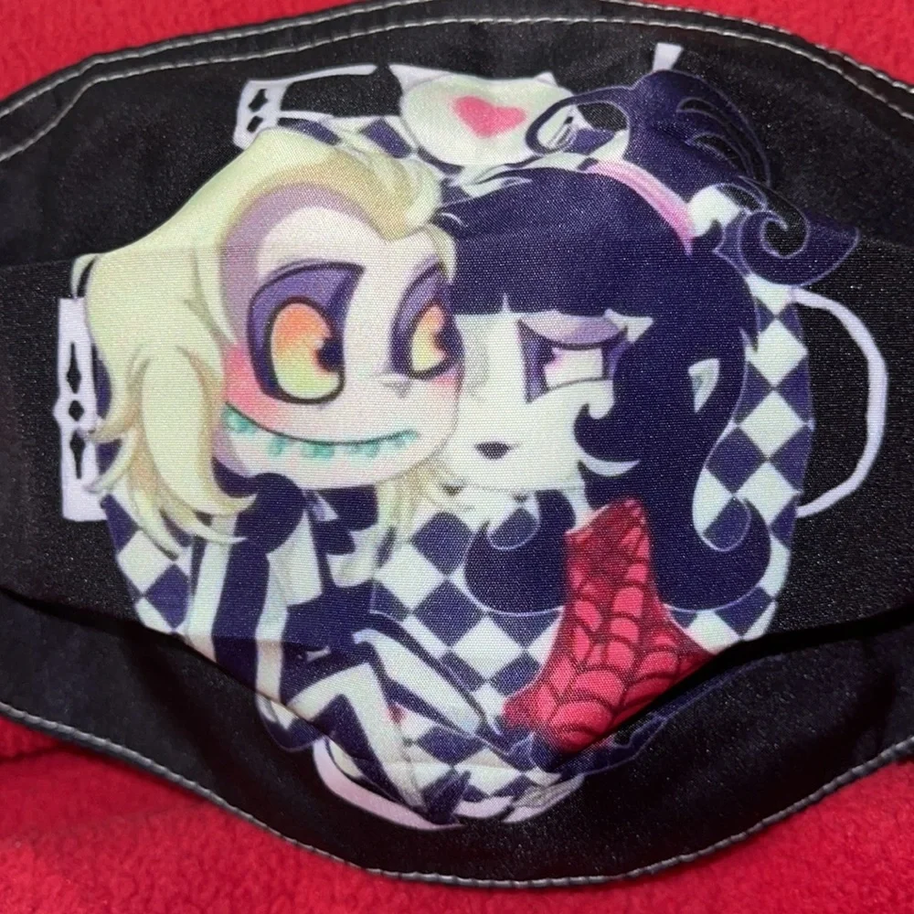 6/$20 New Beetlejuice cartoon face mask